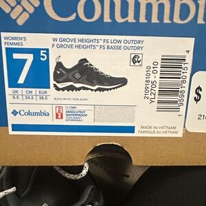 Columbia Women's Black and White Outdoor Shoes